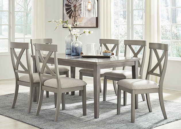 Parellen Gray Dining Room Collection